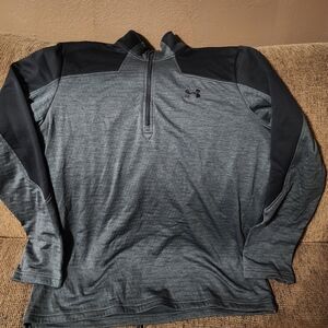 Men's Termal Under Armour Men's Charcoal and Black Pullover Jacket Sz.XL